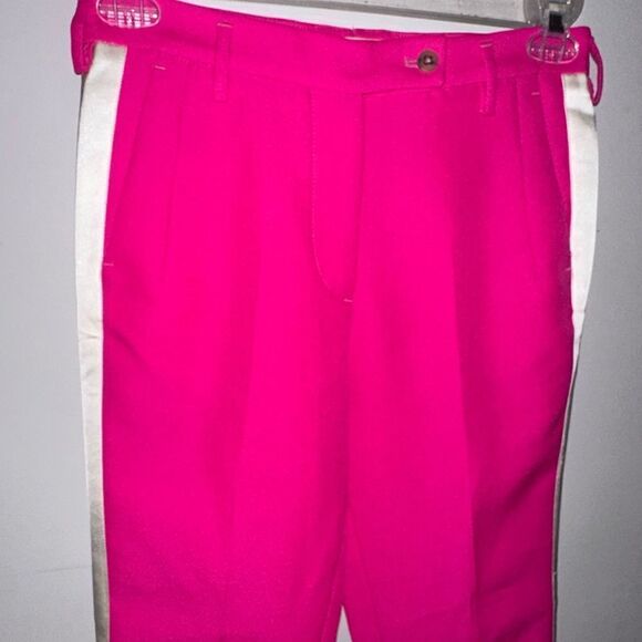 Golden Goose Venice Pants in Fucsia and Satin White Size XS - Picture 3 of 10